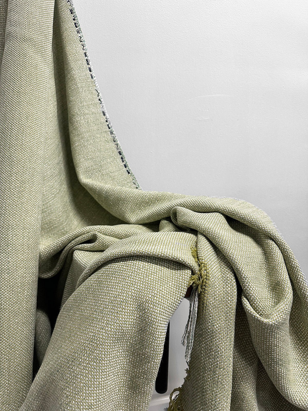 3 3/4 Yards Home Soft Cotton Basket Weave Avocado - L'Etoffe Fabrics LLC