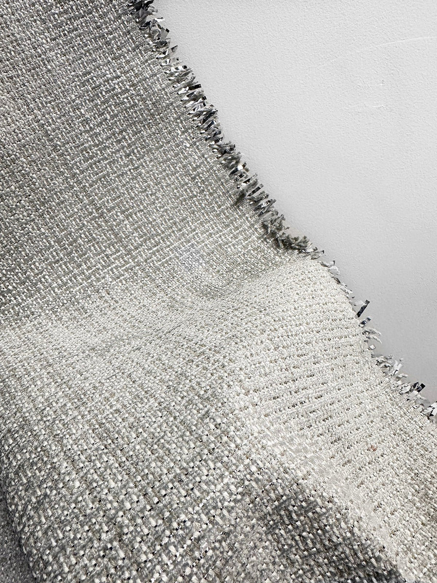 3 Yards Home Performance Silver Upholstery Fabric - L'Etoffe Fabrics LLC