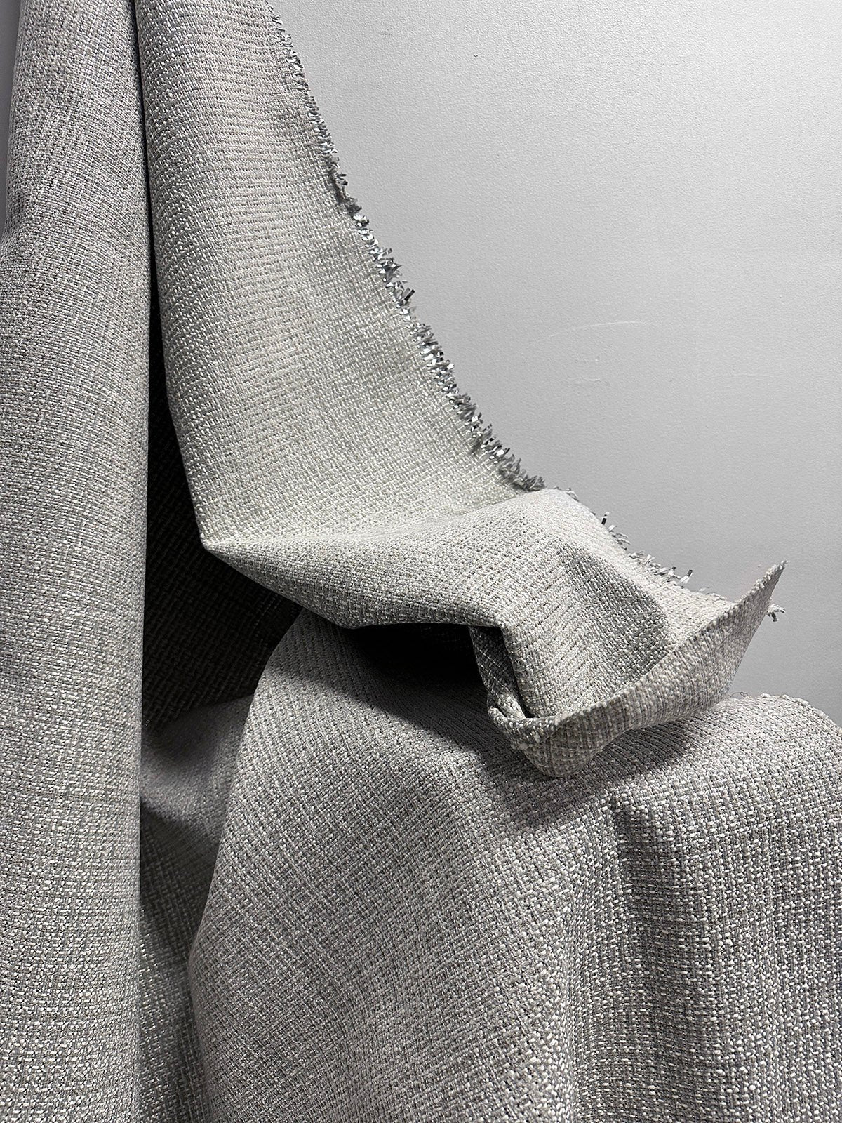 3 Yards Home Performance Silver Upholstery Fabric - L'Etoffe Fabrics LLC