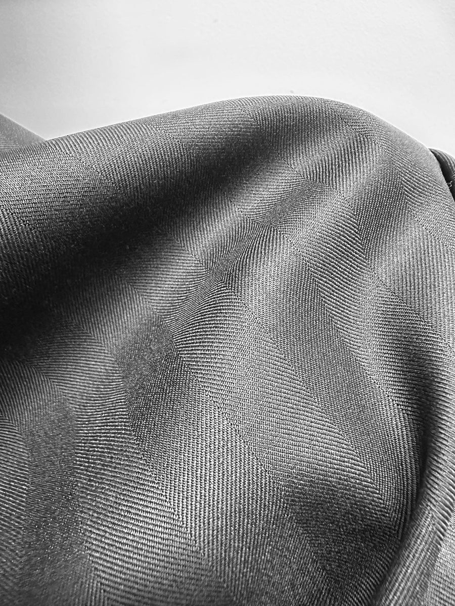 3 Yards Luxury Light Superfine Herringbone Summer Suiting - 22 - L'Etoffe Fabrics LLC