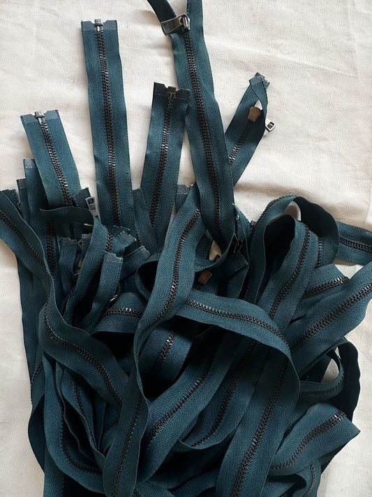 36" Coat/Jacket One Way Separating Dark Teal - L'Etoffe Fabrics LLC