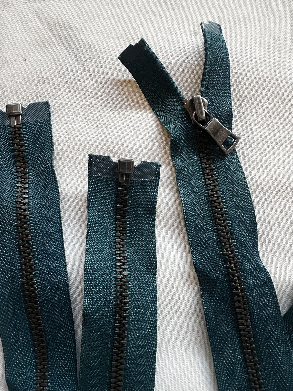 36" Coat/Jacket One Way Separating Dark Teal - L'Etoffe Fabrics LLC