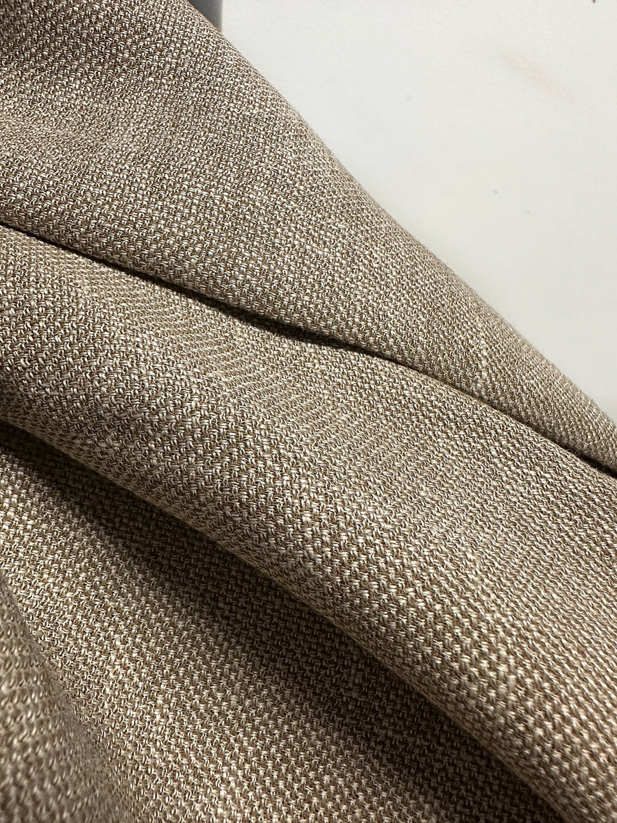 4 3/4 Yards BC Basketweave Wool Linen Luxury in Speltberry - N16 - L'Etoffe Fabrics LLC