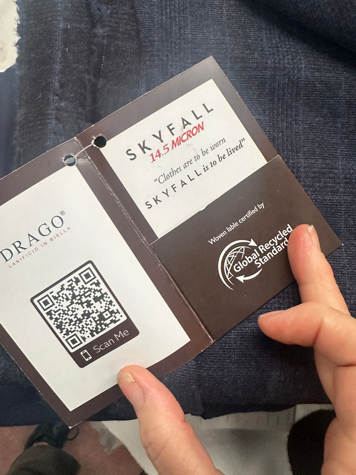 5 1/2 Yards Drago Skyfall 14.5 Micron Glenplaid Flannel - 7 - L'Etoffe Fabrics LLC