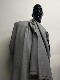 5 Yards BC Luxury Salt and Pepper Suiting S26 - L'Etoffe Fabrics LLC