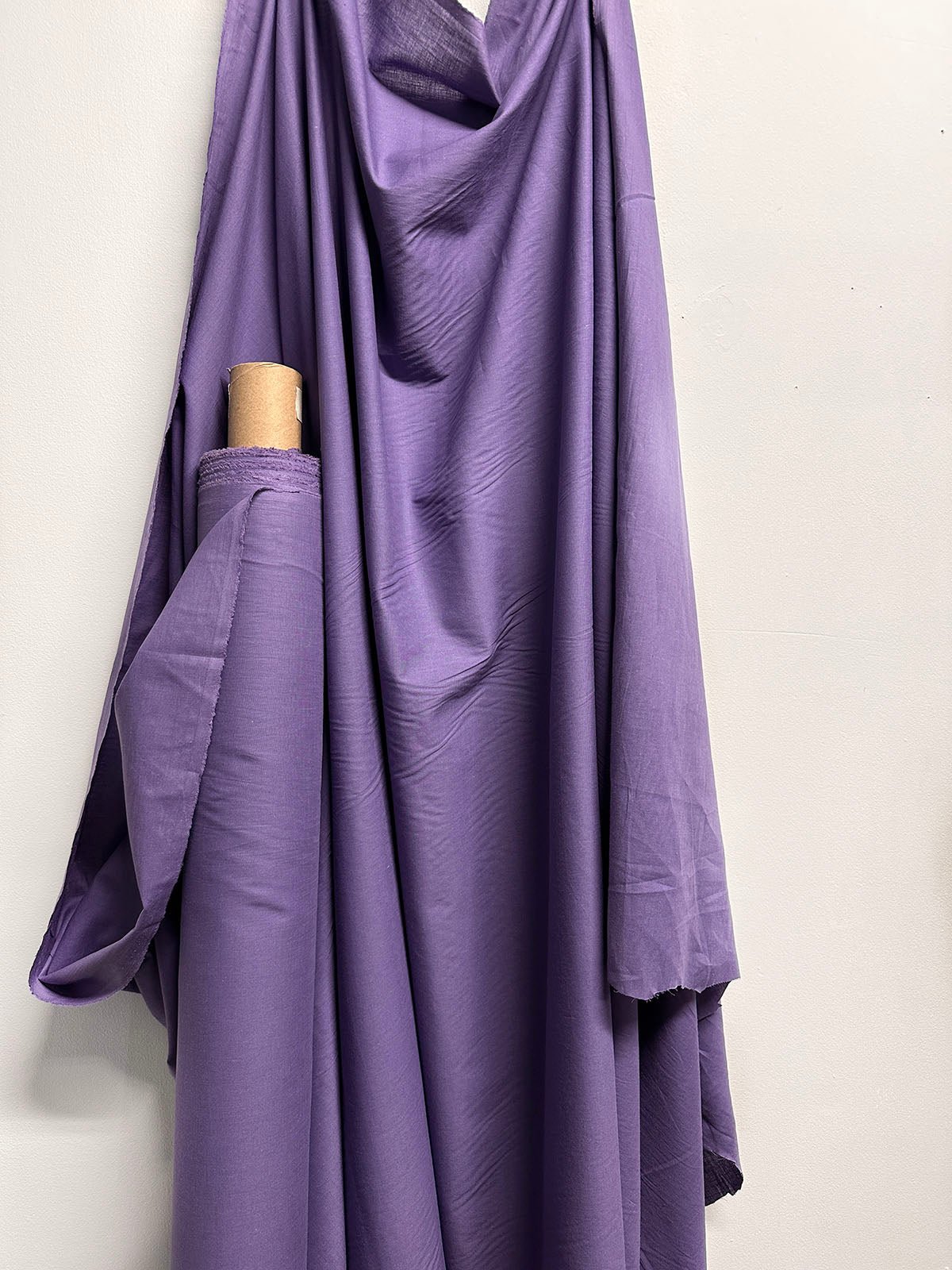 5 Yards Lilac Cotton Voile - L'Etoffe Fabrics LLC
