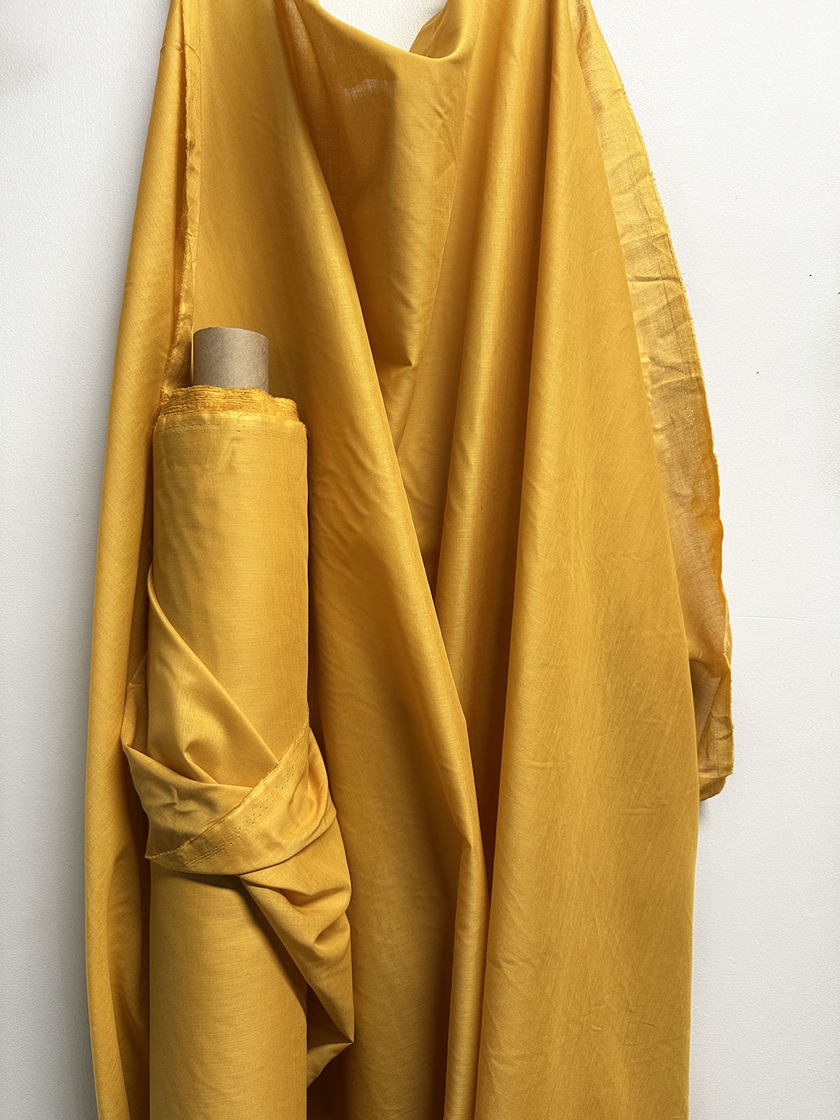 5 Yards Marigold Cotton Voile - L'Etoffe Fabrics LLC