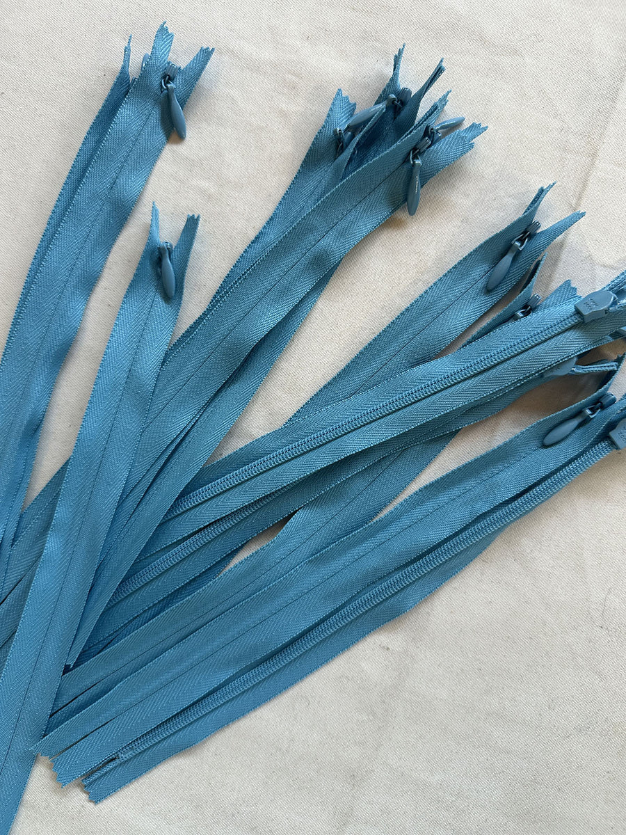 8" Sky Blue Invisible Zipper - L'Etoffe Fabrics LLC