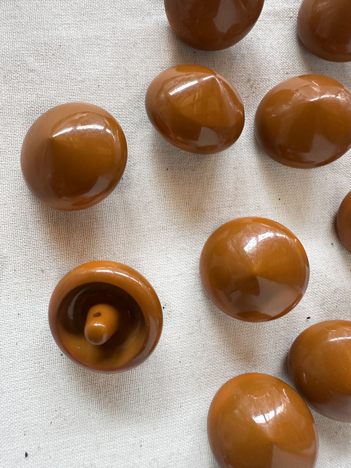 Vintage Italian Pinwheel Pink Buttons Sienna