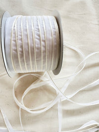Ivory Satin Piping For White Shirts