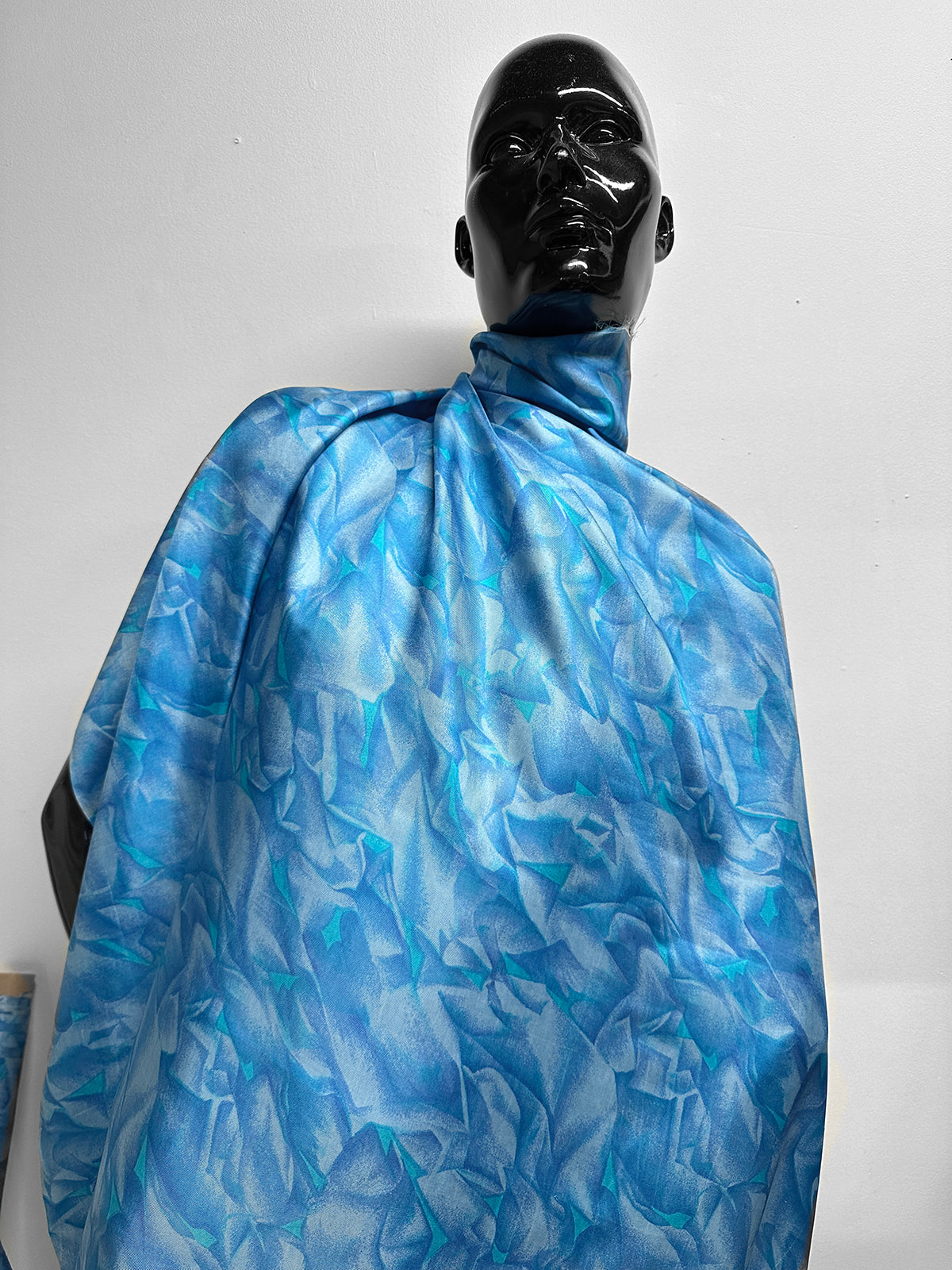 Blue Ryder Vintage Silk Twill Print