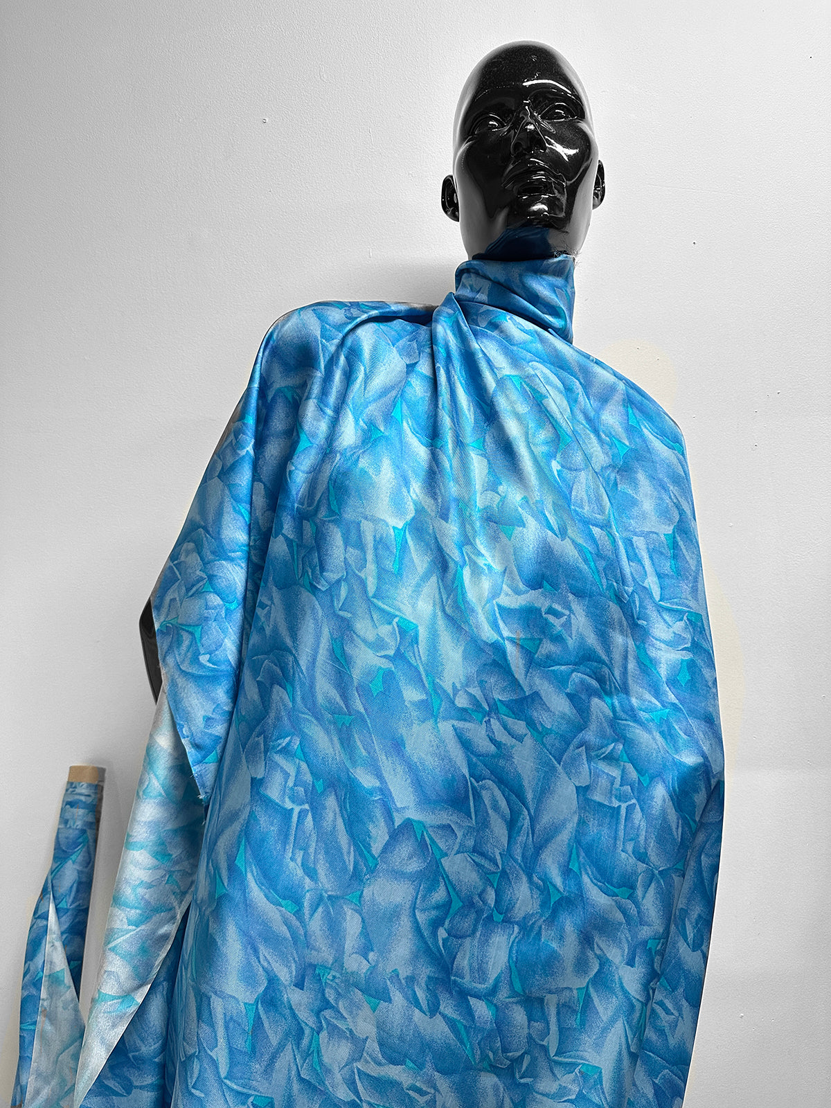 Blue Ryder Vintage Silk Twill Print