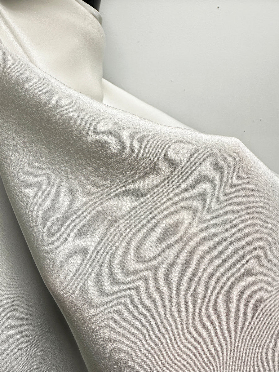 Deadstock Ivory 3 Ply Silk