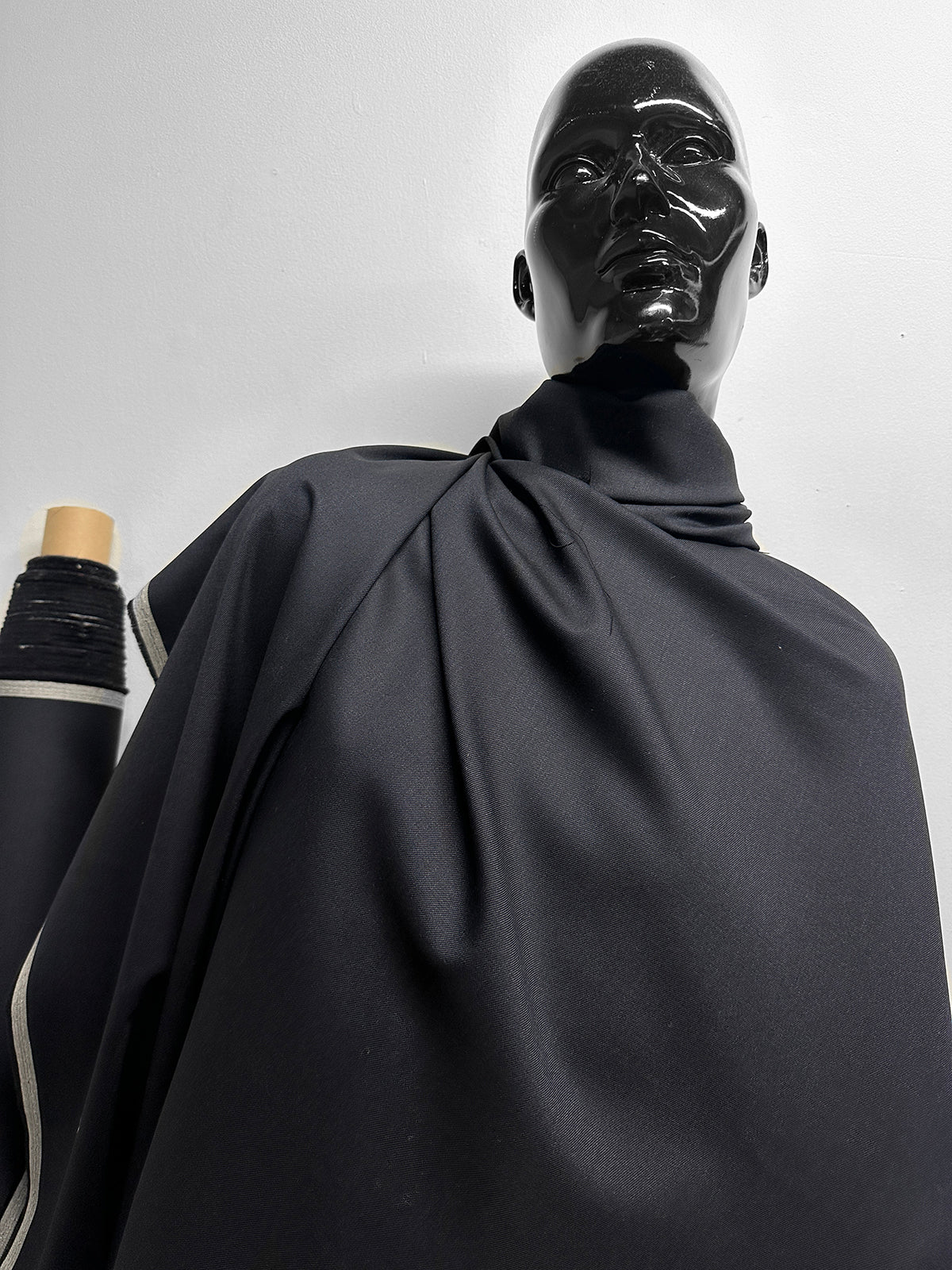 BC Midnight Stretch Wool Twill Suiting