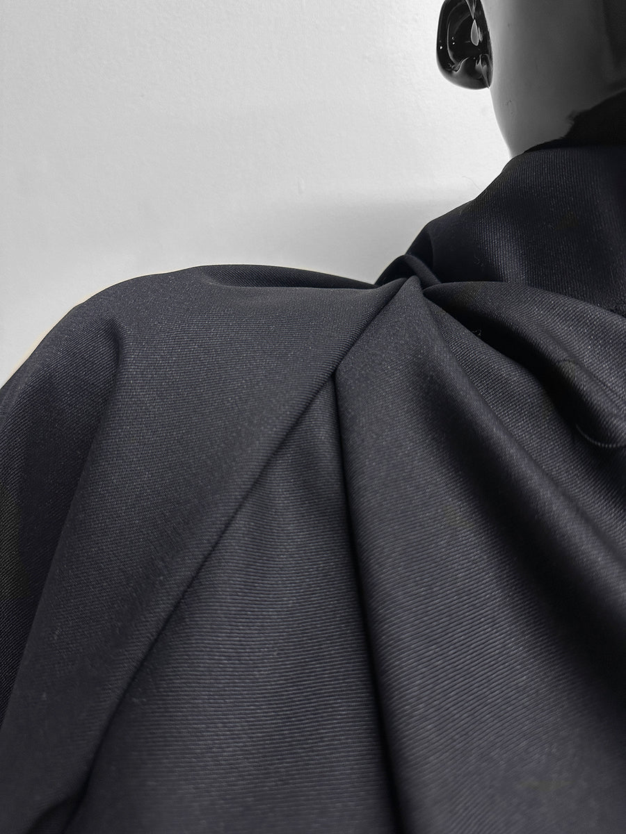 BC Midnight Stretch Wool Twill Suiting