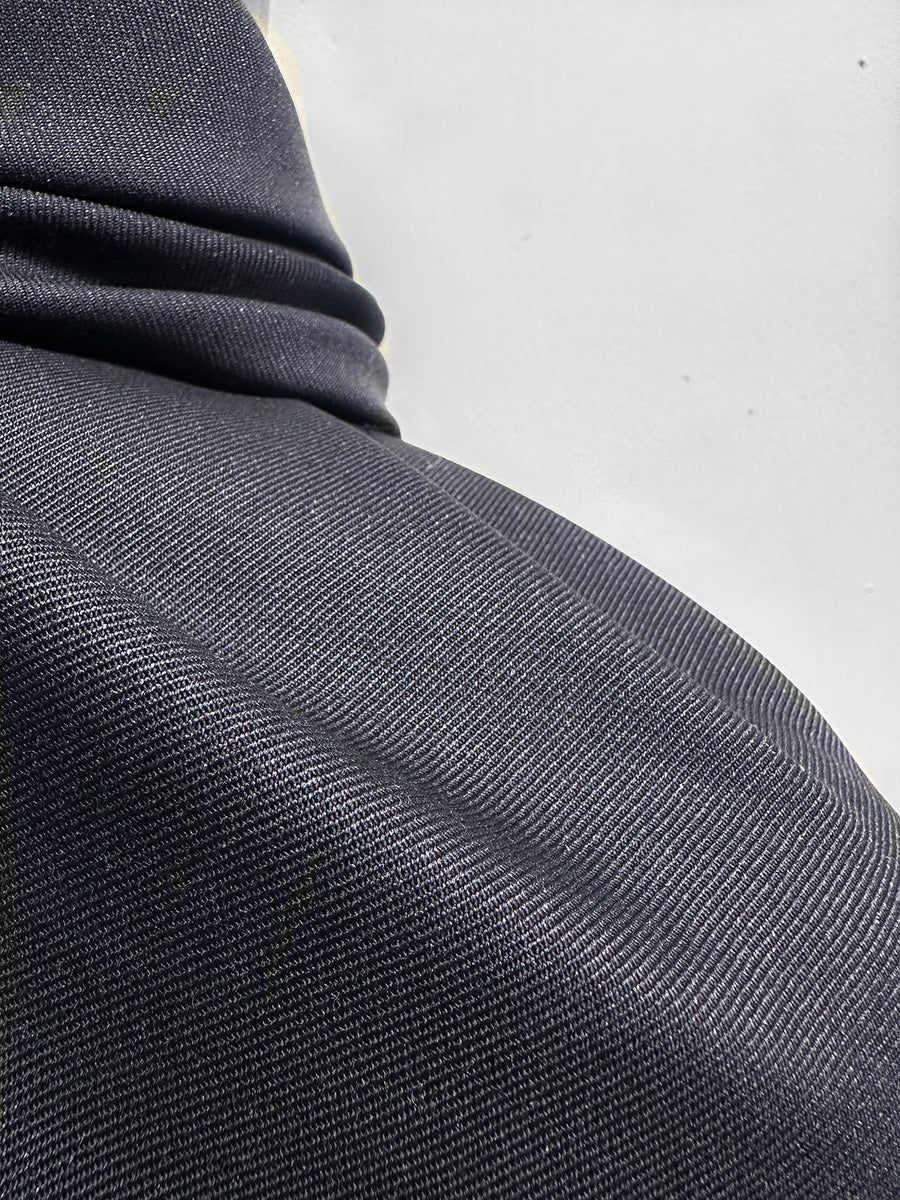 BC Midnight Stretch Wool Twill Suiting