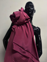 2 3/8 Yards Silk Crepe De Chine - Rose Lipstick