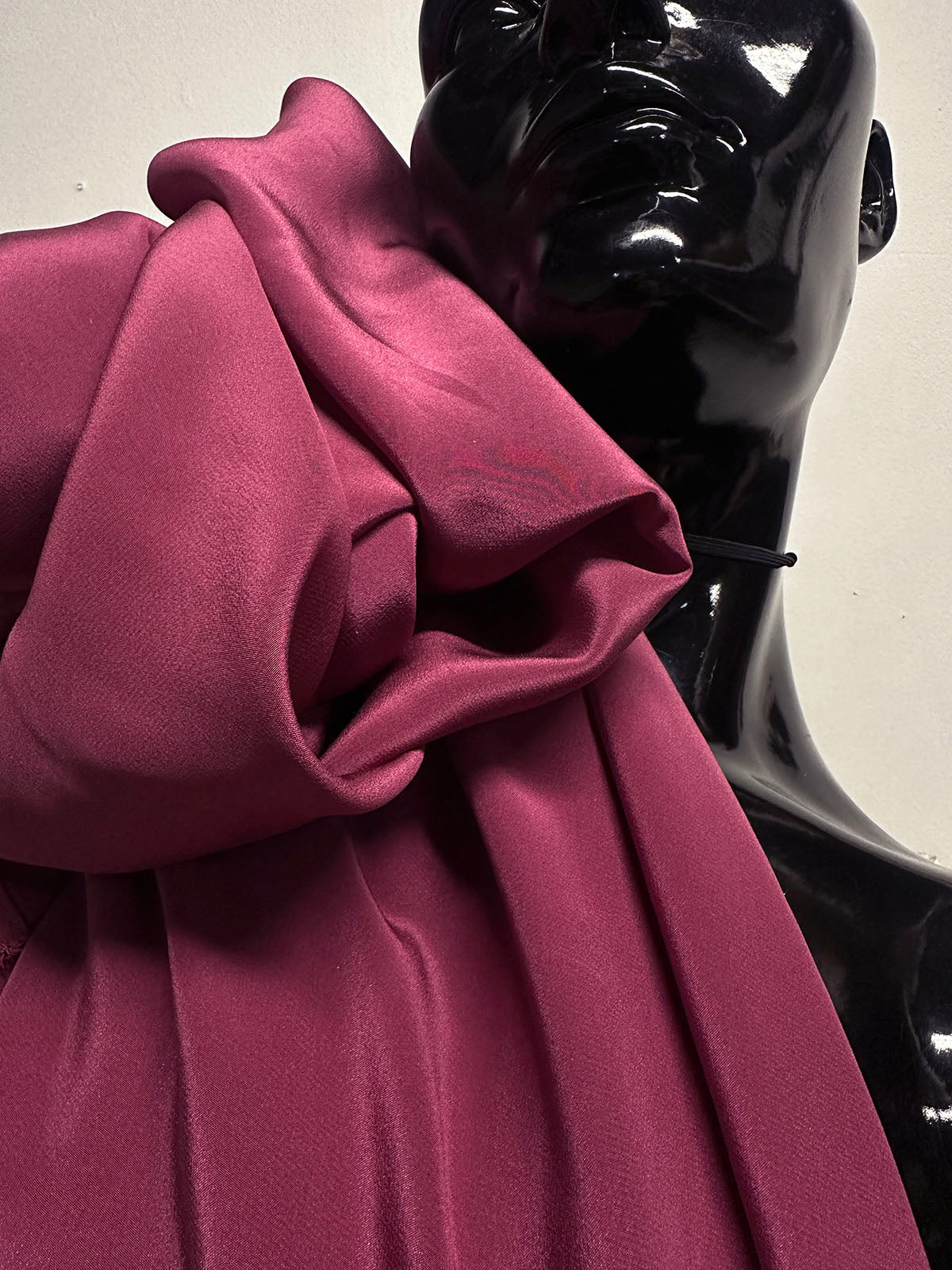 2 3/8 Yards Silk Crepe De Chine - Rose Lipstick