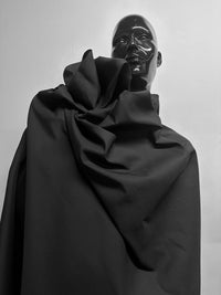 Cotton Silk Faille Black