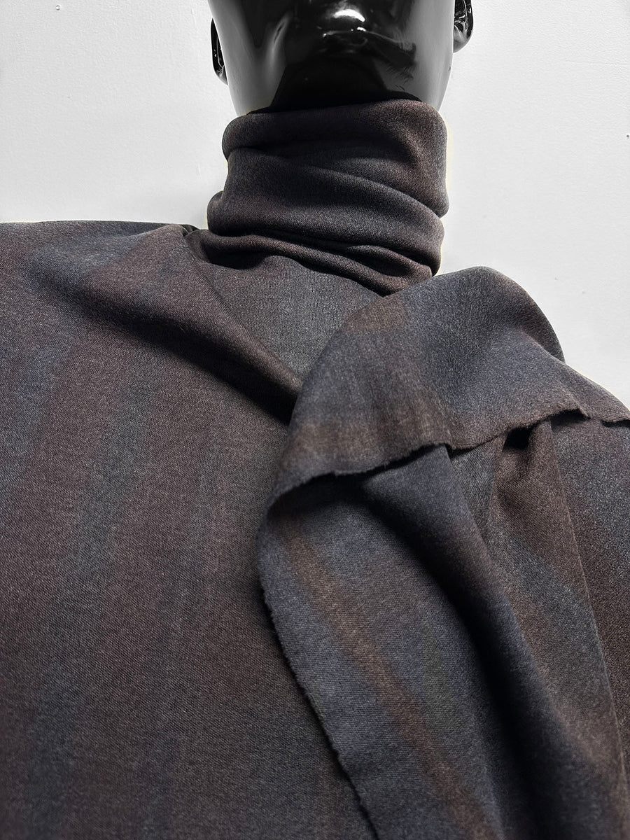 Italian Luxury Super Soft Virgin Wool Knit Streaked