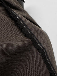 Vintage Solbiati Special Weave Wool Herringbone Suiting
