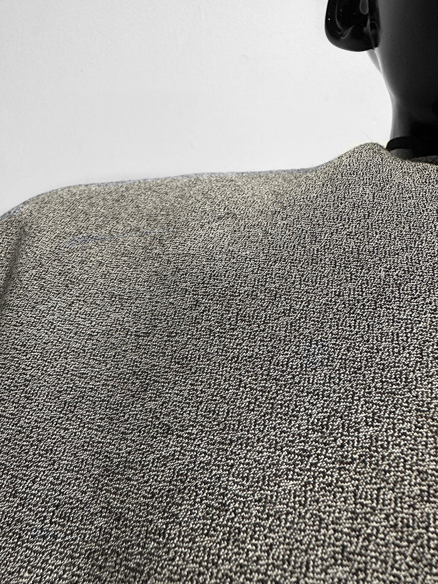 Vintage Solbiati Pebble Wool Crepe - Stone