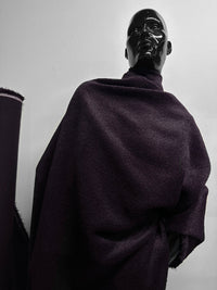 Italian Luxe Alpaca Cabernet Clipped Pile Coating