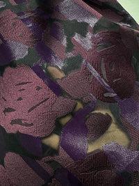Italian Cabernet Avant Garde Silk Jaquard