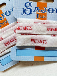 Maison Sajou Ribbon Labels Enfants