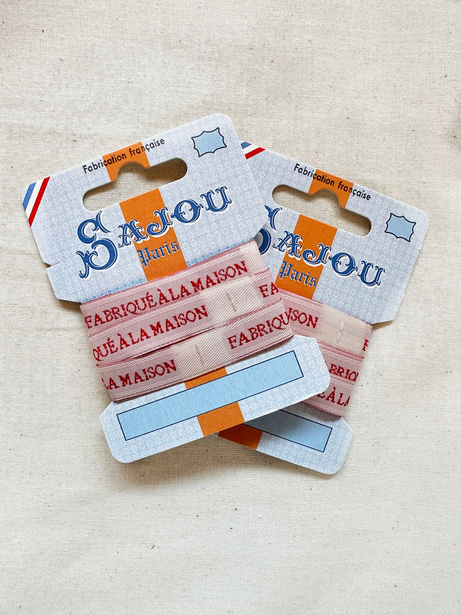 Maison Sajou Ribbon Labels Fabriquè á La Maison - Homemade