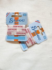 Maison Sajou Ribbon Labels Essuie Mains - Hand Towel Labels