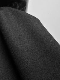Black Heavier Wool Knit 10% Cashmere - 10