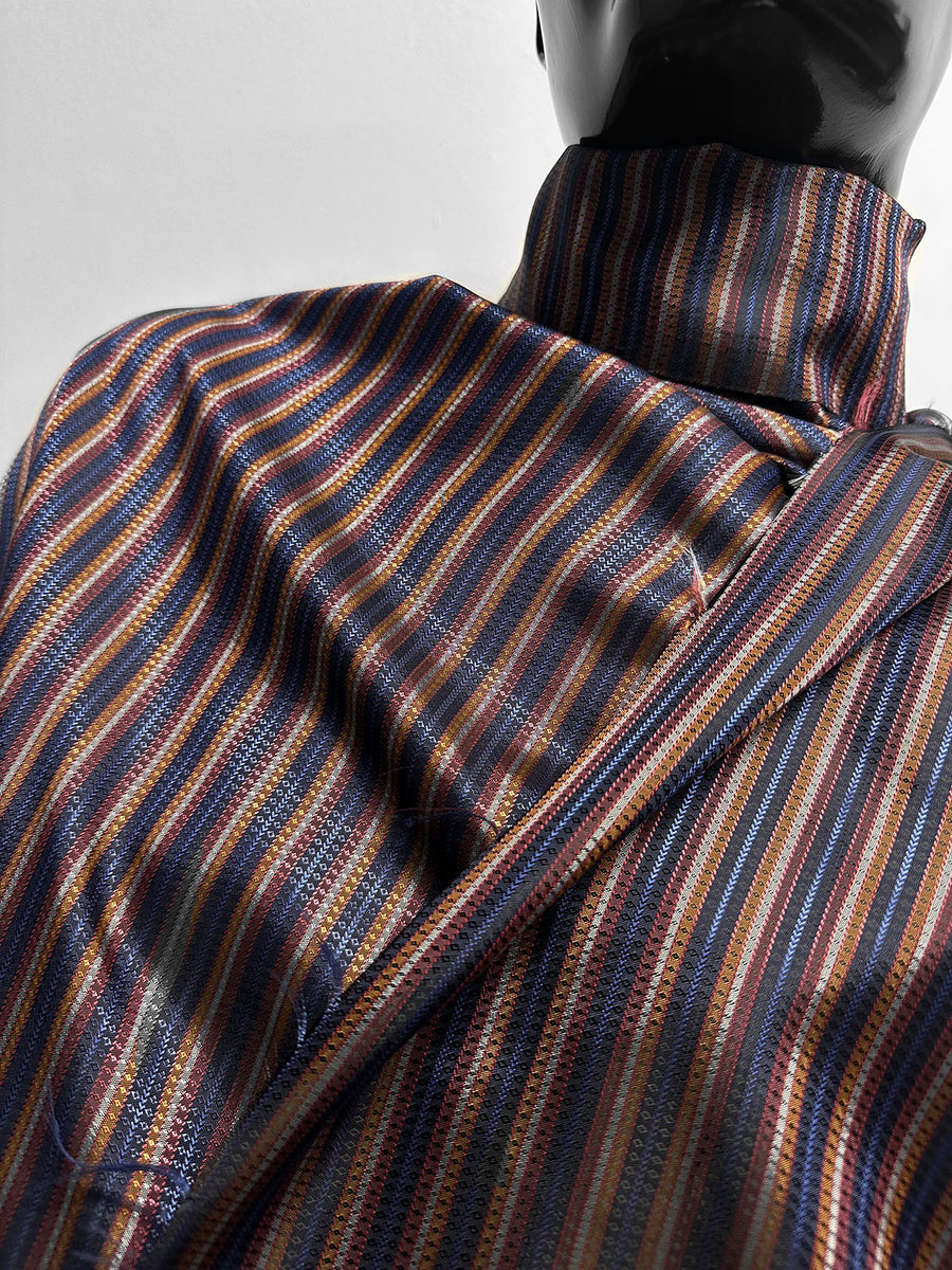 Italian Cupro Diamond Jacquard Lining