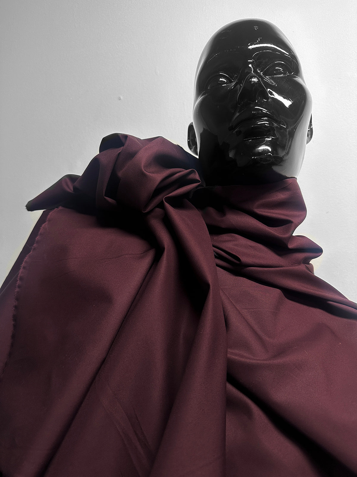 Italian Luxury Deadstock Cabernet Cotton Shirting