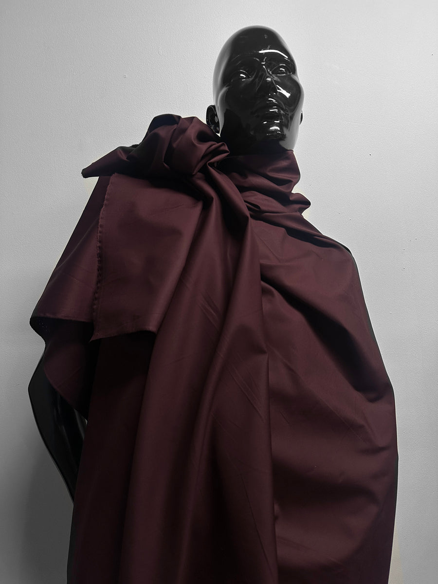 Italian Luxury Deadstock Cabernet Cotton Shirting