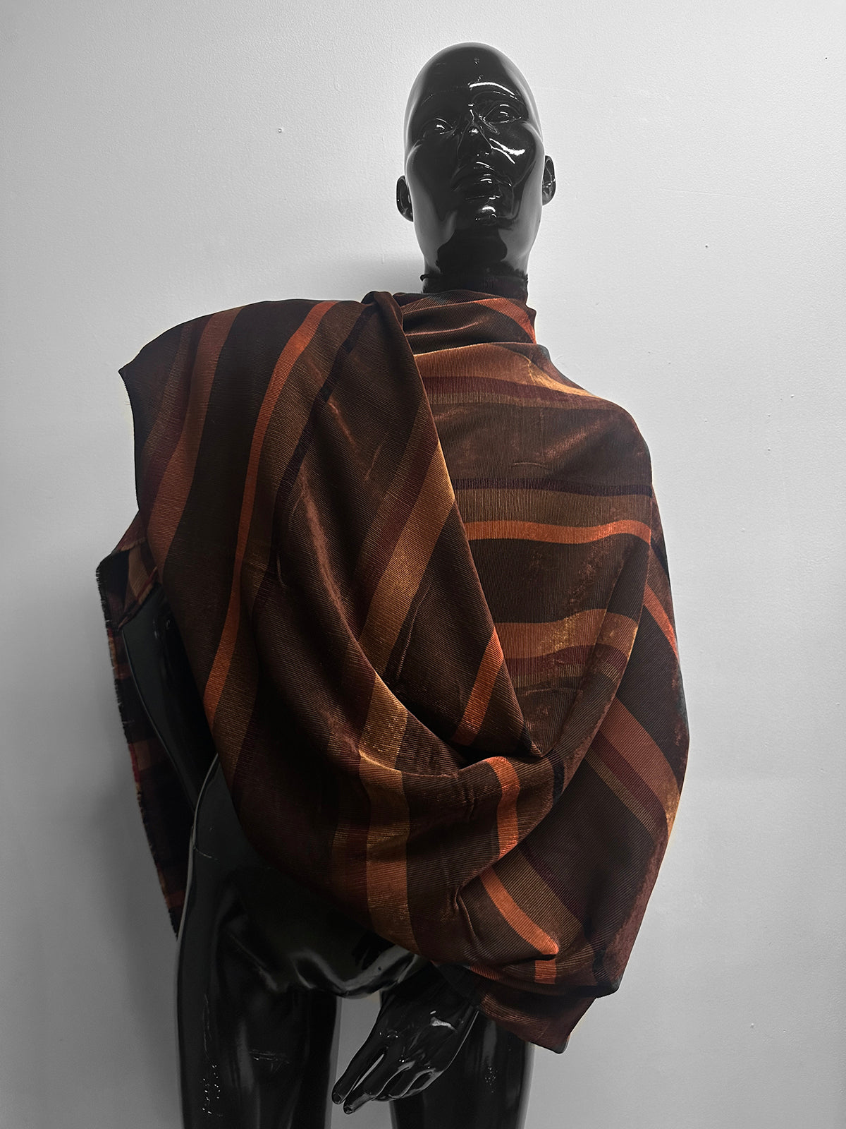 Italian Soft Drape Striped Velvet Corduroy