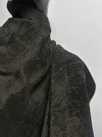 Italian Viscose Velvet Corduroy - Olive