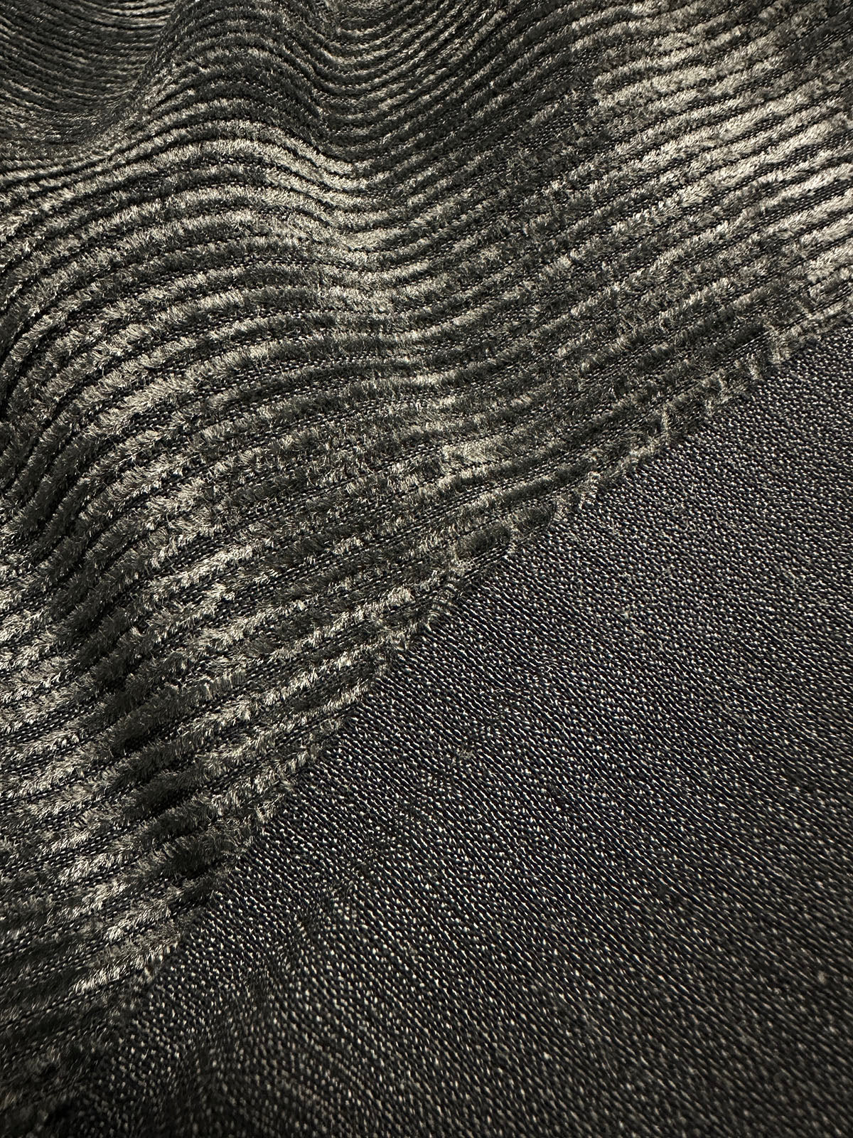 Italian Viscose Velvet Corduroy - Olive