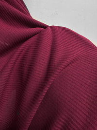 Italian Viscose Silk Light Ribbed Jersey Raspberry