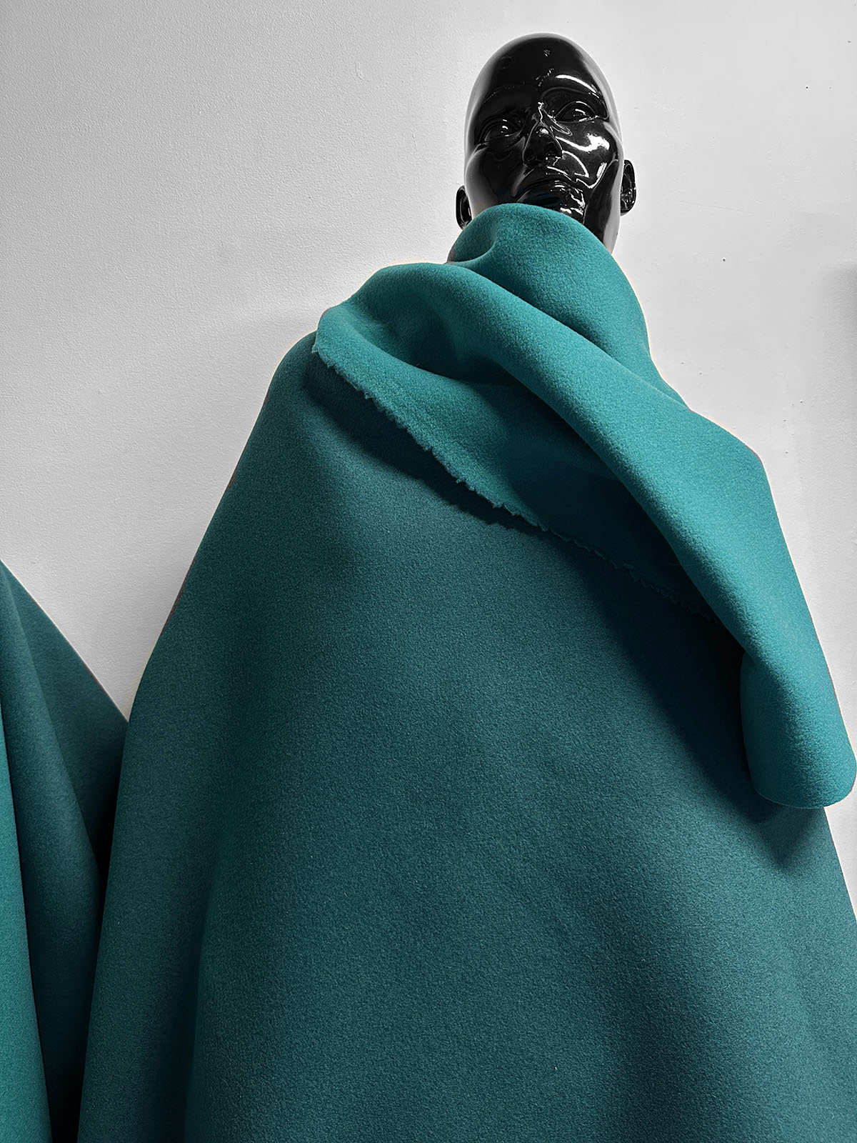 Italian Luxury "Fluffy" Splittable Wool Coating - Teals