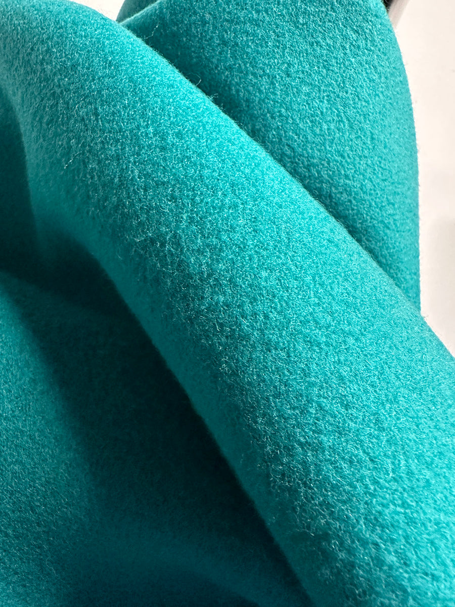 Italian Luxury "Fluffy" Splittable Wool Coating - Teals