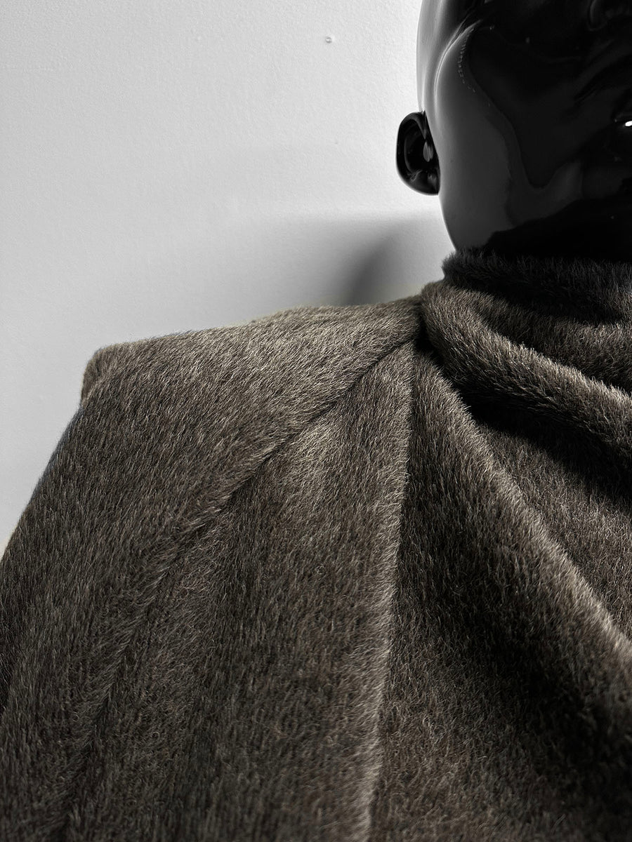 Luxury Alpaca Furry Coating - Smoke