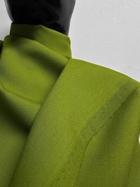 Designer Chartreuse Wool Twill Suiting