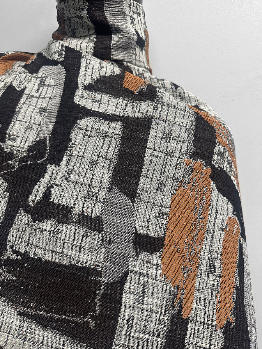 Vintage Italian Cotton Gauze Jacquard Suiting Collectors Piece