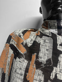 Vintage Italian Cotton Gauze Jacquard Suiting Collectors Piece