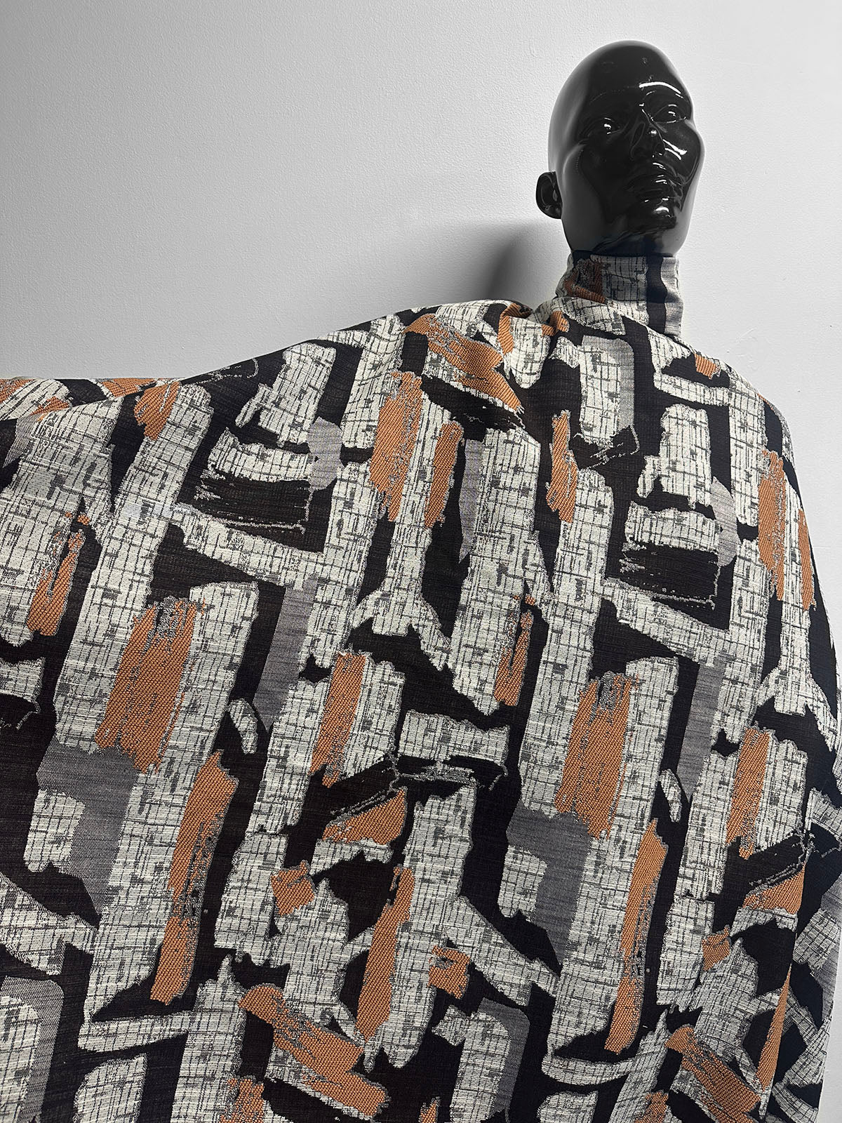 Vintage Italian Cotton Gauze Jacquard Suiting Collectors Piece