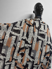 Vintage Italian Cotton Gauze Jacquard Suiting Collectors Piece