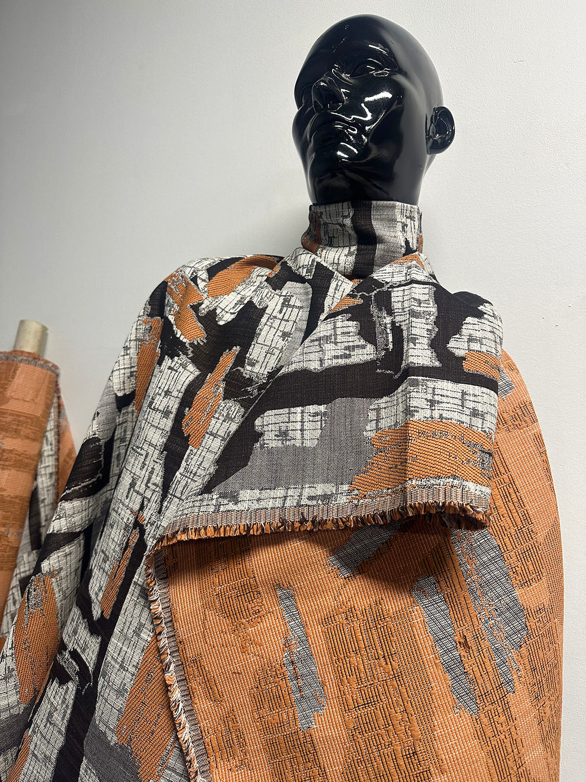 Vintage Italian Cotton Gauze Jacquard Suiting Collectors Piece