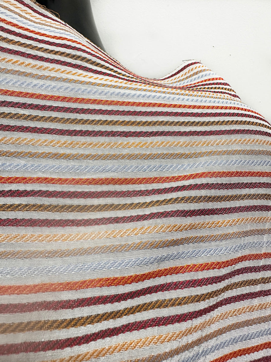 Rope Stripe Jacquard Cotton Voile