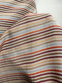 Rope Stripe Jacquard Cotton Voile
